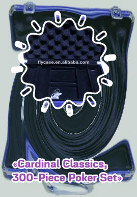 Cardinals professional poker set