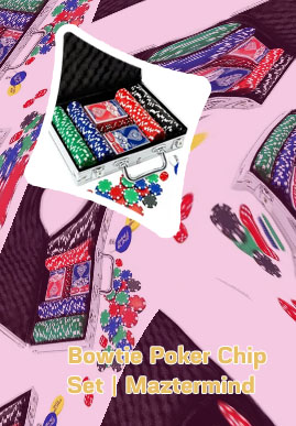 Deluxe poker chip set
