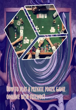 Friends poker game