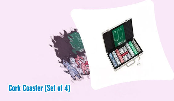 Mini poker chip set