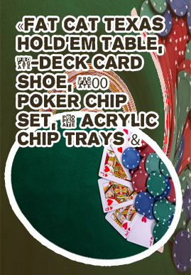 Poker card table