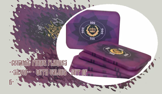Poker chips plaques
