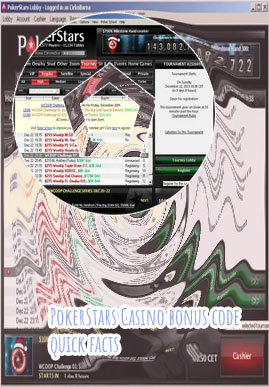 Pokerstars bonus star code